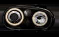 Φανάρια εμπρός angel eyes για Vw Golf IV R32 - μαύρα , χωρίς λάμπες (Η7) - σετ 2τμχ.