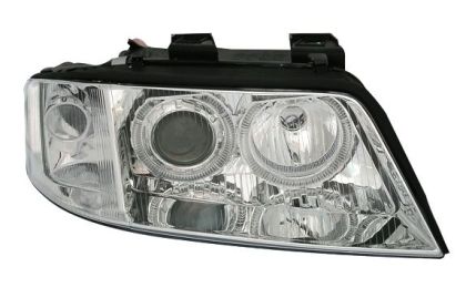 Φανάρια εμπρός angel eyes για Audi A6 (2001-2003) - chrome , χωρίς λάμπες (Η7) - σετ 2τμχ. - € 352,9 Φανάρια εμπρός angel eyes για Audi A6 (2001-2003) - chrome , χωρίς λάμπες (Η7) - σετ 2τμχ.