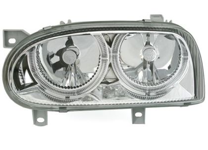 Φανάρια εμπρός angel eyes για Vw Golf 3 R32 design - chrome , χωρίς λάμπες (Η 7 ) - σετ 2τμχ. - € 255,9 Φανάρια εμπρός angel eyes για Vw Golf 3 R32 design - chrome ,  χωρίς  λάμπες (Η 7 ) - σετ 2τμχ.