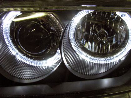 Φανάρια εμπρός angel eyes για Vw Golf 3 R32 design - chrome , χωρίς λάμπες (Η 7 ) - σετ 2τμχ. - € 255,9 Φανάρια εμπρός angel eyes για Vw Golf 3 R32 design - chrome ,  χωρίς  λάμπες (Η 7 ) - σετ 2τμχ.