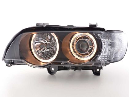 Φανάρια εμπρός angel eyes για BMW X5 E53 (1999-2003) - μαύρα , χωρίς λάμπες (Η7) - σετ 2τμχ. - € 552,9 Φανάρια εμπρός angel eyes για BMW X5 E53 (1999-2003) - μαύρα , χωρίς λάμπες (Η7) - σετ 2τμχ.