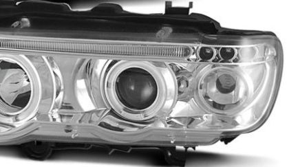 Φανάρια εμπρός angel eyes για BMW X5 E53 (1999-2003) - chrome , με λάμπες (Η1) - σετ 2τμχ. - € 393,9 Φανάρια εμπρός angel eyes για BMW X5 E53 (1999-2003) - chrome , με λάμπες (Η1) - σετ 2τμχ.
