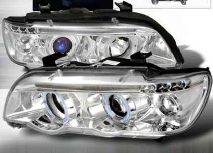 Φανάρια εμπρός angel eyes για BMW X5 E53 (1999-2003) - chrome , με λάμπες (Η1) - σετ 2τμχ. - € 393,9 Φανάρια εμπρός angel eyes για BMW X5 E53 (1999-2003) - chrome , με λάμπες (Η1) - σετ 2τμχ.