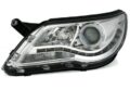 Φανάρια εμπρός led/angel eyes για Vw Tiguan (2007-2011) , με λάμπες (Η1) - σετ 2τμχ.