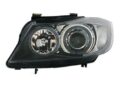 Φανάρια εμπρός angel eyes για BMW E90(2005-2009) - black , χωρίς λάμπες (Η7) - σετ 2τμχ.
