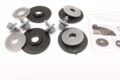 Λαστιχένια πατάκια Rezaw Plast για MERCEDES E-Class W211 / CLS C219 (2002-2010) - τύπου σκαφάκι - γκρι - 4τμχ.