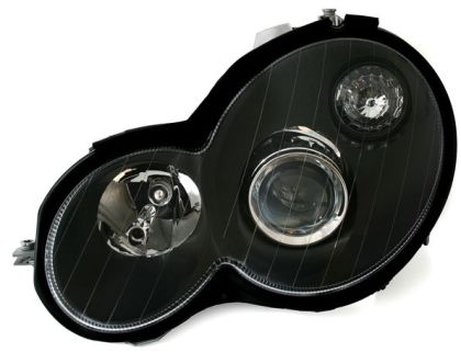 Φανάρια εμπρός για Mercedes C-CLASS W203 (2000-2003) - sport coupe , μαύρα , χωρίς λάμπες (Η7) - σετ 2τμχ. - € 588,9 Φανάρια εμπρός για Mercedes C-CLASS W203 (2000-2003) - sport coupe , μαύρα , χωρίς λάμπες (Η7) - σετ 2τμχ.