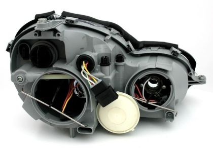 Φανάρια εμπρός για Mercedes C-CLASS W203 (2000-2003) - sport coupe , μαύρα , χωρίς λάμπες (Η7) - σετ 2τμχ. - € 588,9 Φανάρια εμπρός για Mercedes C-CLASS W203 (2000-2003) - sport coupe , μαύρα , χωρίς λάμπες (Η7) - σετ 2τμχ.