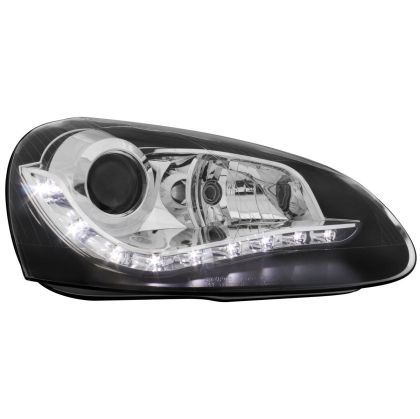 Φανάρια εμπρός led με φώτα ημέρας για Vw Golf 5 , χωρίς λάμπες (Η7) - σετ 2τμχ. - € 449,9 Φανάρια εμπρός led με φώτα ημέρας για Vw Golf 5 , χωρίς λάμπες (Η7) - σετ 2τμχ.