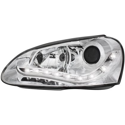 Φανάρια εμπρός led με φώτα ημέρας Vw Golf 5 , χωρίς λάμπες (Η7) - σετ 2τμχ. - € 449,9 Φανάρια εμπρός led με φώτα ημέρας Vw Golf 5 , χωρίς λάμπες (Η7) - σετ 2τμχ.
