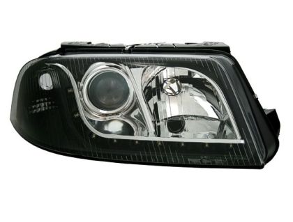 Φανάρια εμπρός led για Vw Passat B5.5 (2001-2005) - μαύρα , χωρίς λάμπες (Η7) - σετ 2τμχ. - € 515,9 Φανάρια εμπρός led για Vw Passat B5.5 (2001-2005) - μαύρα , χωρίς λάμπες (Η7) - σετ 2τμχ.
