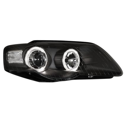 Φανάρια εμπρός angel eyes για Vw Passat B6 / 3C (2005+) - μαύρα , χωρίς λάμπες (Η7) - σετ 2τμχ. - € 414,9 Φανάρια εμπρός angel eyes για Vw Passat B6 / 3C (2005+) - μαύρα , χωρίς λάμπες (Η7) - σετ 2τμχ.