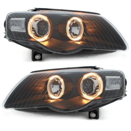 Φανάρια εμπρός angel eyes για Vw Passat B6 / 3C (2005+) - μαύρα , χωρίς λάμπες (Η7) - σετ 2τμχ. - € 414,9 Φανάρια εμπρός angel eyes για Vw Passat B6 / 3C (2005+) - μαύρα , χωρίς λάμπες (Η7) - σετ 2τμχ.