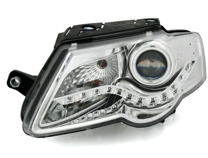 Φανάρια εμπρός led για Vw Passat 3C (2005+) - chrome , με λάμπες (Η1) - σετ 2τμχ. - € 684,9 Φανάρια εμπρός led για Vw Passat 3C (2005+) - chrome , με λάμπες (Η1) - σετ 2τμχ.