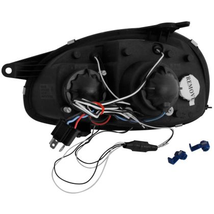 Φανάρια εμπρός angel eyes για Opel Corsa B (1993-2001) - μαύρα , με λάμπες (Η1) - σετ 2τμχ. - € 340,9 Φανάρια εμπρός angel eyes για Opel Corsa B (1993-2001) - μαύρα , με λάμπες (Η1) - σετ 2τμχ.