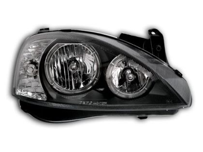 Φανάρια εμπρός angel eyes για Opel Corsa C(2001-2006) - μαύρα , χωρίς λάμπες (Η7) - σετ 2τμχ. - € 356,9 Φανάρια εμπρός angel eyes για Opel Corsa C(2001-2006) - μαύρα , χωρίς λάμπες (Η7) - σετ 2τμχ.