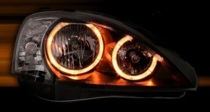 Φανάρια εμπρός angel eyes για Opel Corsa C(2001-2006) - μαύρα , χωρίς λάμπες (Η7) - σετ 2τμχ. - € 356,9 Φανάρια εμπρός angel eyes για Opel Corsa C(2001-2006) - μαύρα , χωρίς λάμπες (Η7) - σετ 2τμχ.