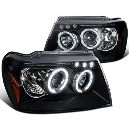 Φανάρια εμπρός led angel eyes για Jeep Grand Cherokee (1999-2005) - μαύρα , με λάμπες (Η1) - σετ 2τμχ. - € 459,9 Φανάρια εμπρός led angel eyes για Jeep Grand Cherokee (1999-2005) - μαύρα , με λάμπες (Η1) - σετ 2τμχ.