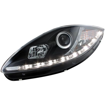 Φανάρια εμπρός led για Seat Altea /Leon / Toledo (2005-2009) - μαύρα , με λάμπες (Η1) - σετ 2τμχ. - € 550,9 Φανάρια εμπρός led για Seat Altea /Leon / Toledo (2005-2009) - μαύρα , με λάμπες (Η1) - σετ 2τμχ.