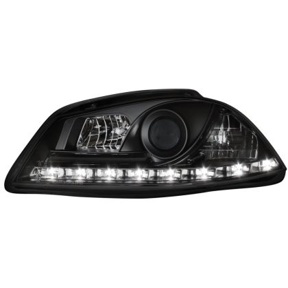 Φανάρια εμπρός led για Seat ibiza 6L (2002-2008) - μαύρα , με λάμπες (Η1) - σετ 2τμχ. - € 555,9 Φανάρια εμπρός led για Seat ibiza 6L (2002-2008) - μαύρα , με λάμπες (Η1) - σετ 2τμχ.