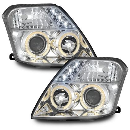 Φανάρια εμπρός angel eyes με led για Citroen C2 (2003-2008) - chrome , με λάμπες (Η1) - σετ 2τμχ. - € 396,9 Φανάρια εμπρός angel eyes με led για Citroen C2 (2003-2008) - chrome , με λάμπες (Η1) - σετ 2τμχ.