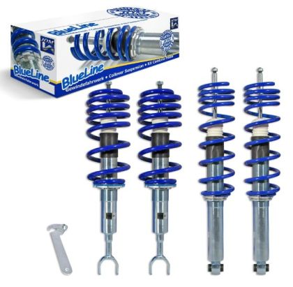 Ρυθμιζόμενη ανάρτηση για Audi A4 B5 (1995-2001) except quattro - μπλε ελατήρια - 4τμχ. - € 531,9 Ρυθμιζόμενη ανάρτηση για Audi A4 B5 (1995-2001) except quattro - μπλε ελατήρια - 4τμχ.