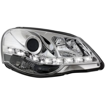 Φανάρια εμπρός led για Vw Polo 9N2 (2005-2009) - chrome , με λάμπες (Η1) - σετ 2τμχ. - € 539,9 Φανάρια εμπρός led για Vw Polo 9N2 (2005-2009) - chrome , με λάμπες (Η1) - σετ 2τμχ.