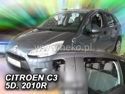 Ανεμοθραύστες Citroen C3 II (2009-2017) 5 πορτο - 4 τμχ. εμπρός και πίσω, Heko - € 95,9 Ανεμοθραύστες Citroen C3 II (2009-2017) 5 πορτο - 4 τμχ. εμπρός και πίσω, Heko