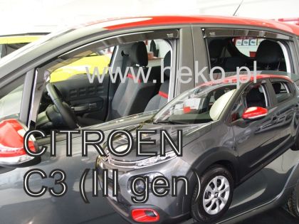 Ανεμοθραύστες Citroen C3 ΙΙI (2016-2024) 5 πορτο - 4 τμχ. εμπρός και πίσω, Heko - € 95,9 Ανεμοθραύστες Citroen C3 ΙΙI (2016-2024) 5 πορτο - 4 τμχ. εμπρός και πίσω, Heko