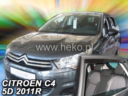 Ανεμοθραύστες Citroen C4 II (2010-2017) 5 πορτο - 4 τμχ. εμπρός και πίσω, Heko - € 95,9 Ανεμοθραύστες Citroen C4 II (2010-2017) 5 πορτο - 4 τμχ. εμπρός και πίσω, Heko