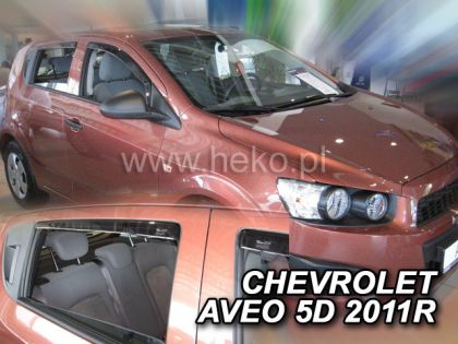 Ανεμοθραύστες Chevrolet Aveo (2011-2020) 5 πορτο - 4 τμχ. εμπρός και πίσω, Heko - € 95,9 Ανεμοθραύστες Chevrolet Aveo (2011-2020) 5 πορτο - 4 τμχ. εμπρός και πίσω, Heko