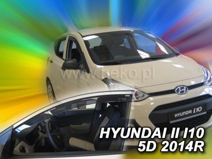 Ανεμοθραύστες Hyundai i10 (2014-2019) 5 πορτο - 2 τμχ. εμπρός, Heko - € 68,9 Ανεμοθραύστες Hyundai i10 (2014-2019) 5 πορτο - 2 τμχ. εμπρός, Heko