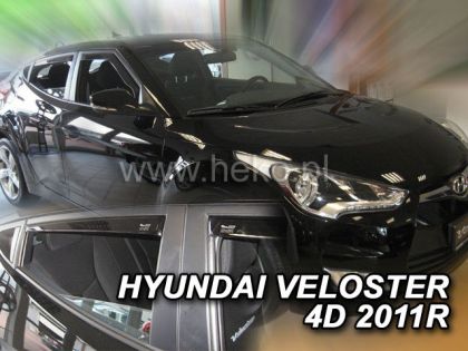 Ανεμοθραύστες Hyundai Veloster (2011-2018) coupe - 2 τμχ. εμπρός και 1 πίσω δεξιά, Heko - € 95,9 Ανεμοθραύστες Hyundai Veloster (2011-2018) coupe - 2 τμχ. εμπρός και 1 πίσω δεξιά, Heko