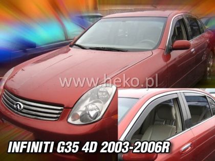 Ανεμοθραύστες Infiniti G-35 (2003-2006) sedan - 2 τμχ. εμπρός, Heko - € 68,9 Ανεμοθραύστες Infiniti G-35 (2003-2006) sedan - 2 τμχ. εμπρός, Heko