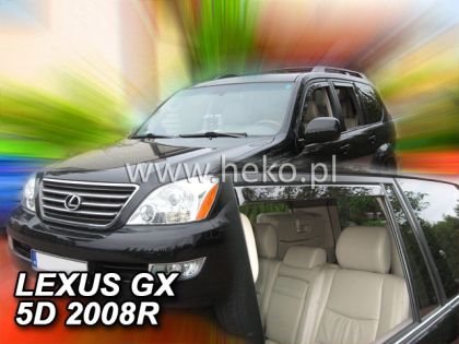 Ανεμοθραύστες για Lexus GX /USA (2004-2009) 5 πορτο - 4 τμχ. εμπρός και πίσω - € 75,9 Ανεμοθραύστες για Lexus GX /USA (2004-2009) 5 πορτο - 4 τμχ. εμπρός και πίσω