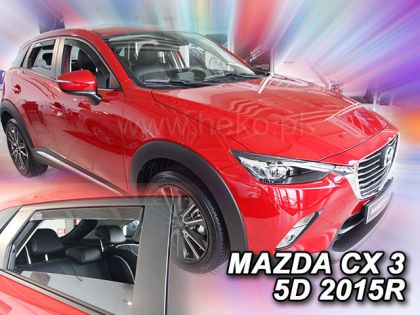 Ανεμοθραύστες για Mazda CX3 (2015+) 5 πορτο - 4 τμχ. εμπρός και πίσω - € 75,9 Ανεμοθραύστες για Mazda CX3 (2015+) 5 πορτο - 4 τμχ. εμπρός και πίσω