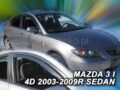 Ανεμοθραύστες για Mazda 3 (2003-2009) 5 πορτο - 4 τμχ. εμπρός και πίσω