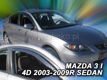 Ανεμοθραύστες για Mazda 3 (2003-2009) 5 πορτο - 4 τμχ. εμπρός και πίσω - € 75,9 Ανεμοθραύστες για Mazda 3 (2003-2009) 5 πορτο - 4 τμχ. εμπρός και πίσω