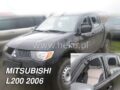 Ανεμοθραύστες για Mitsubishi  L-200  (2006-2016)  Double Cab 4 πορτο  - 4 τμχ. εμπρός και πίσω