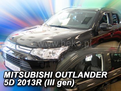 Ανεμοθραύστες για Mitsubishi Outlander (2012+) - 4 τμχ. εμπρός και πίσω - € 75,9 Ανεμοθραύστες για Mitsubishi Outlander (2012+)  - 4 τμχ. εμπρός και πίσω