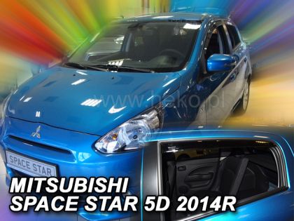 Ανεμοθραύστες για Mitsubishi Space Star (1998-2005) 5 πορτο - 4 τμχ. εμπρός και πίσω - € 75,9 Ανεμοθραύστες για Mitsubishi Space Star (1998-2005) 5 πορτο - 4 τμχ. εμπρός και πίσω
