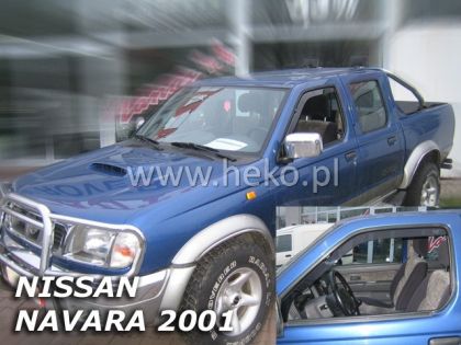 Ανεμοθραύστες για Nissan Navara / Pick Up (2001-2005) μονή / διπλή / μιάμιση καμπίνα - 2 τμχ. εμπρός - € 53,9 Ανεμοθραύστες για Nissan Navara / Pick Up (2001-2005) μονή / διπλή / μιάμιση καμπίνα - 2 τμχ. εμπρός