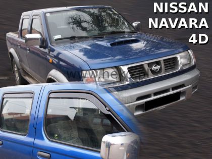 Ανεμοθραύστες για Nissan Navara / Pick Up (2001-2005) 4 πορτο - 4 τμχ. εμπρός και πίσω - € 75,9 Ανεμοθραύστες για Nissan Navara / Pick Up (2001-2005) 4 πορτο - 4 τμχ. εμπρός και πίσω