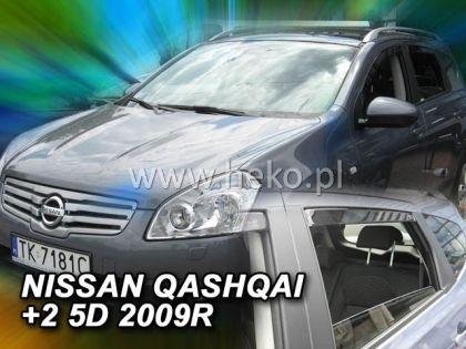 Ανεμοθραύστες για Nissan Qashqai (+2) (2008-2013) 5 πορτο - 4 τμχ. εμπρός και πίσω - € 75,9 Ανεμοθραύστες για Nissan Qashqai (+2) (2008-2013) 5 πορτο - 4 τμχ. εμπρός και πίσω