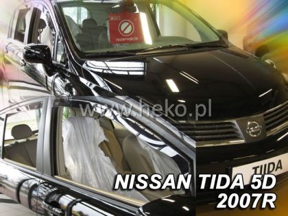 Ανεμοθραύστες για Nissan TIIDA (2007+) 5 πορτο - 4 τμχ. εμπρός και πίσω - € 75,9 Ανεμοθραύστες για Nissan TIIDA (2007+) 5 πορτο - 4 τμχ. εμπρός και πίσω