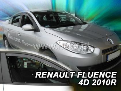 Ανεμοθραύστες για Renault Fluence (2009+) 4 πορτο - 2 τμχ. εμπρός - € 53,9 Ανεμοθραύστες για Renault Fluence (2009+) 4 πορτο - 2 τμχ. εμπρός
