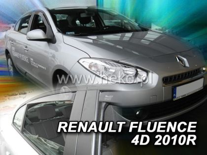Ανεμοθραύστες για Renault Fluence (2009+) 4 πορτο - 4 τμχ. εμπρός και πίσω - € 75,9 Ανεμοθραύστες για Renault Fluence (2009+) 4 πορτο - 4 τμχ. εμπρός και πίσω