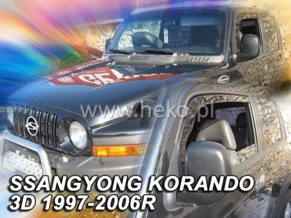 Ανεμοθραύστες Ssangyong Actyon (2005-2017) 5 πορτο - 4 τμχ εμπρός και πίσω, Heko - € 95,9 Ανεμοθραύστες Ssangyong Actyon (2005-2017) 5 πορτο - 4 τμχ εμπρός και πίσω, Heko