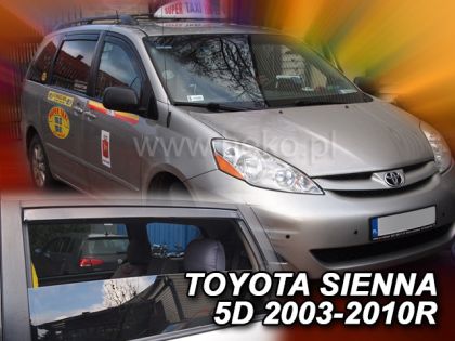 Ανεμοθραύστες Toyota Sienna (2003-2010) - 4 τμχ εμπρός και πίσω, Heko - € 95,9 Ανεμοθραύστες Toyota Sienna (2003-2010) - 4 τμχ εμπρός και πίσω, Heko