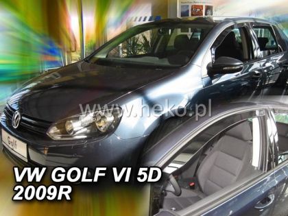 Ανεμοθραύστες Vw Golf 6 (2008-2012) 5 πορτο - 2 τμχ. εμπρός, Heko - € 68,9 Ανεμοθραύστες Vw Golf 6 (2008-2012) 5 πορτο - 2 τμχ. εμπρός, Heko